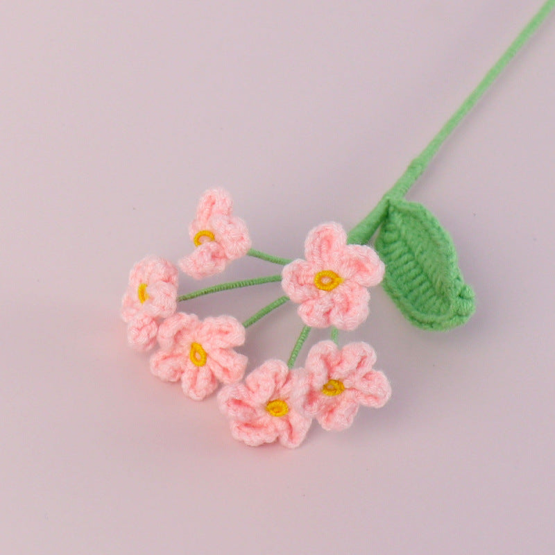 Forget-Me-Not Bouquet — Faux Textile Flowers for Home Decor