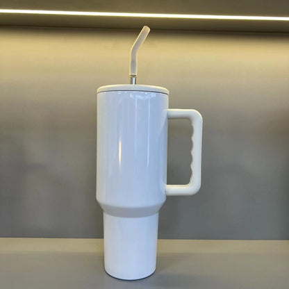 40oz Stainless Steel Third Generation Large Capacity Car Ice Cup with 304 Insulated Straw