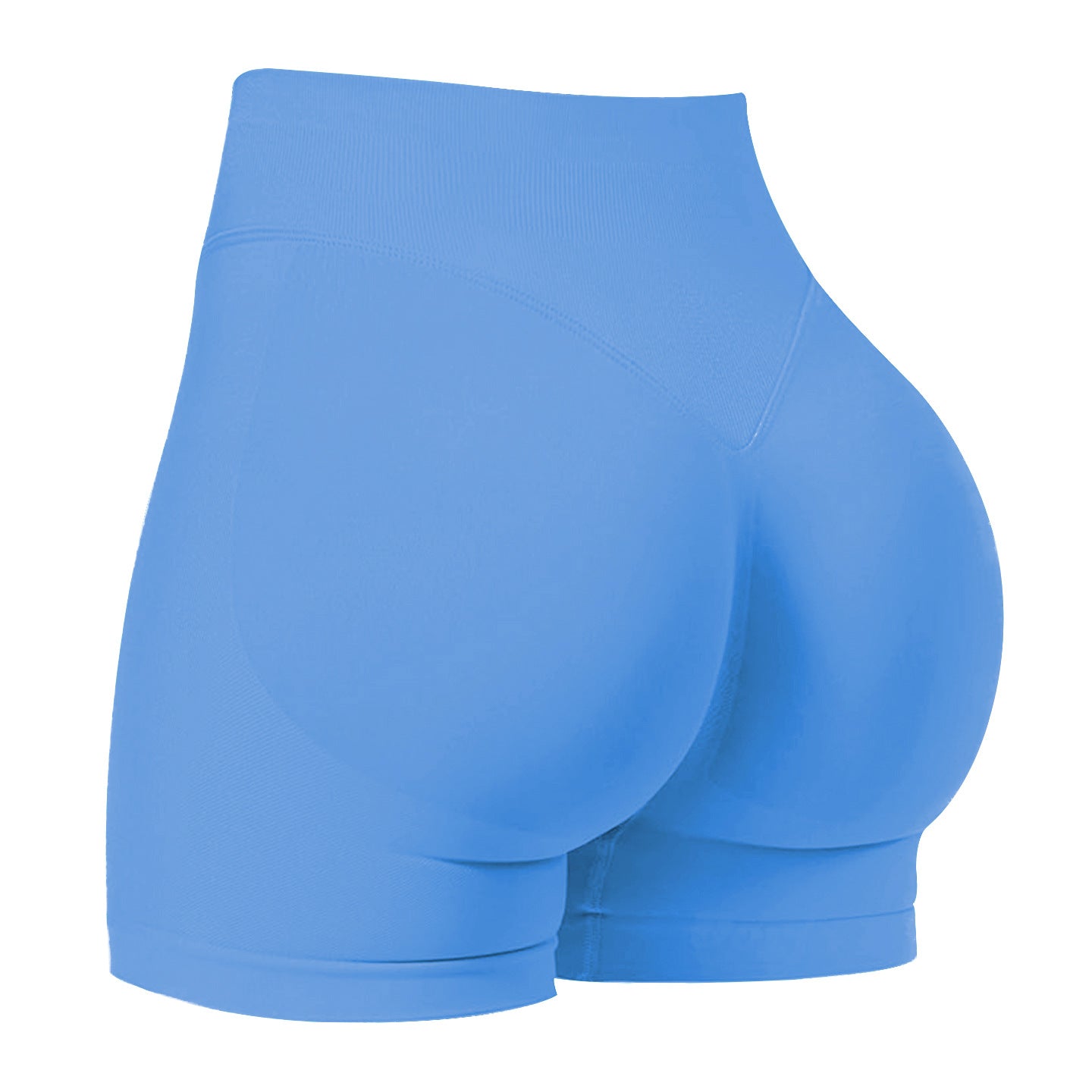 Women's Three-Section Seamless Athletic Shorts