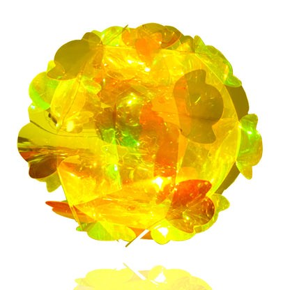 Golden Wing Laser Colored Lantern - Portable Night Light Flower Ball