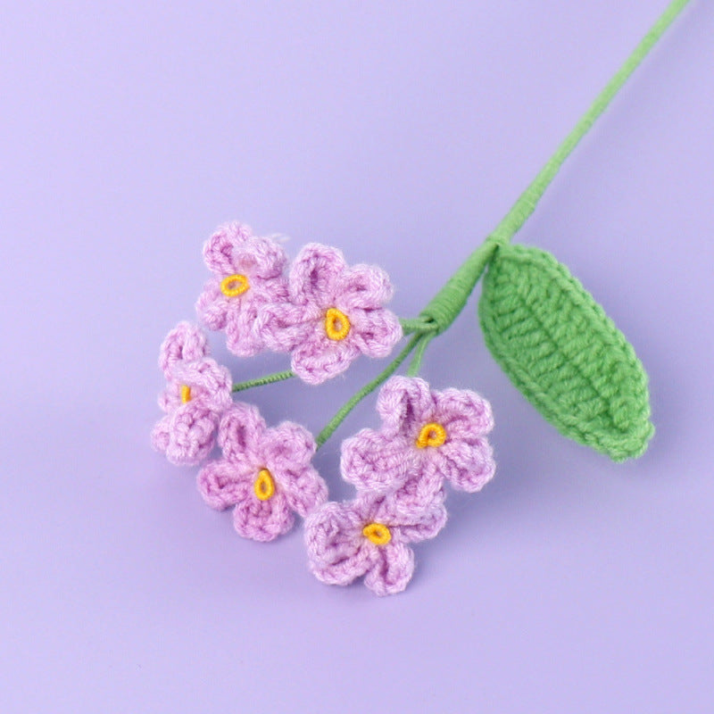 Forget-Me-Not Bouquet — Faux Textile Flowers for Home Decor