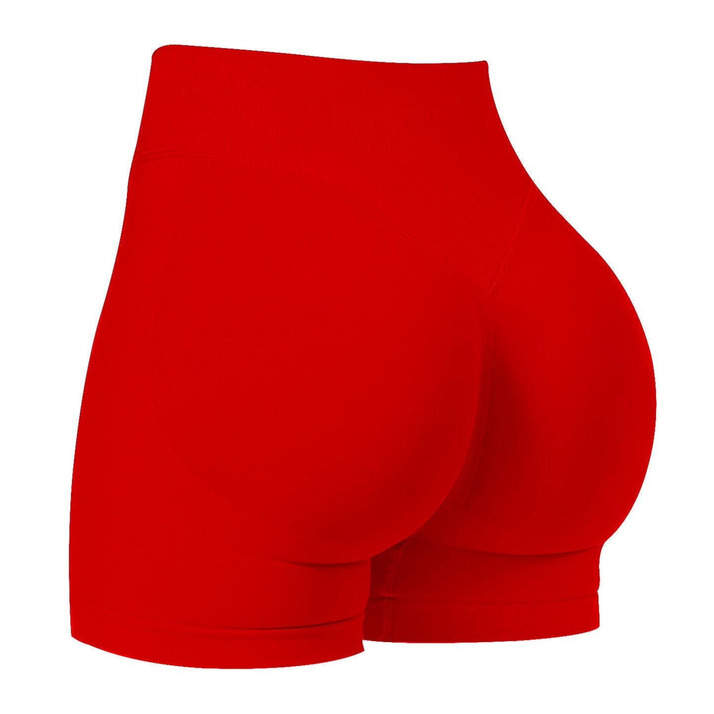 Women's Three-Section Seamless Athletic Shorts