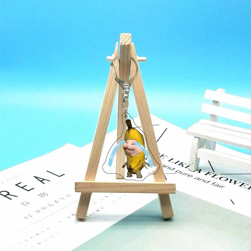 Cat abstract cute funny expression package acrylic keychain pendant