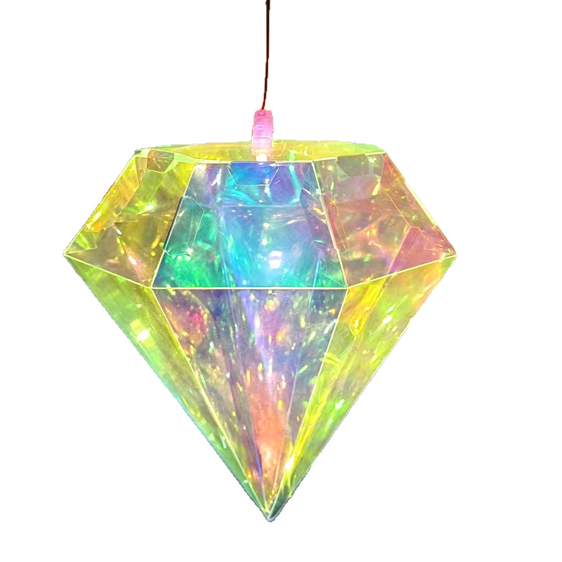 Golden Wing Laser Colored Lantern - Portable Night Light Flower Ball