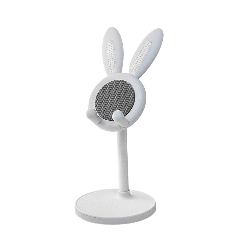 Cross-Border Little Rabbit Mobile Phone Holder Desktop Lazy Lift Support Stand Selfie Live Broadcast Lazy Mobile Phone Holder