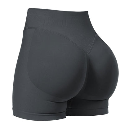 Women's Three-Section Seamless Athletic Shorts