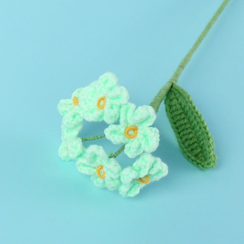 Forget-Me-Not Bouquet — Faux Textile Flowers for Home Decor