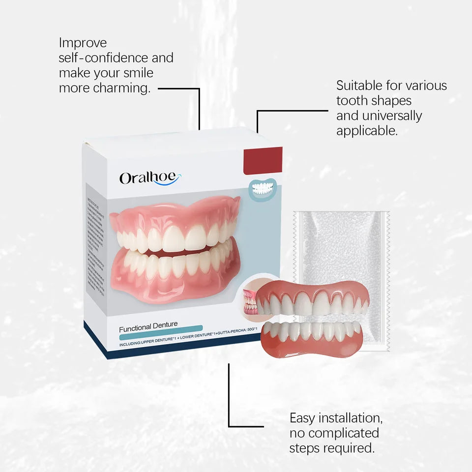 🔥This week's hot sale🔥brand new silicone denture setting