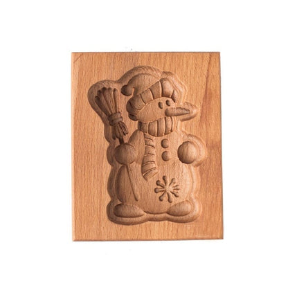 (🎁Early Christmas Limited Sale🎁) Wood Grain Cookie Mould - Cookie Embossing Mould