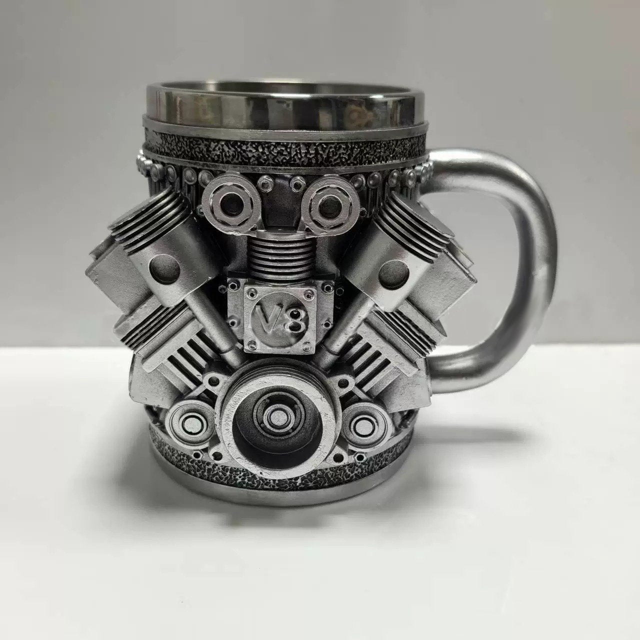 🔥Limited Edition-49% OFF🎁V8 Engine Stainless Steel Mug