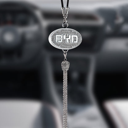 Rearview Mirror Diamond Perfume Pendant