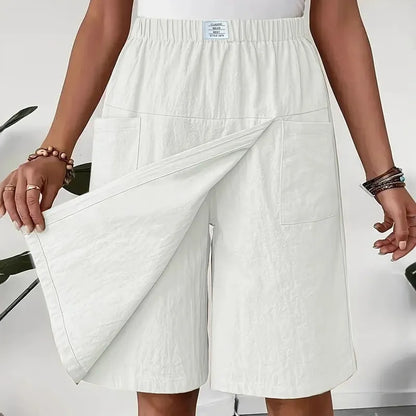 🩳Women's Casual Elastic Waist Wrap Skort