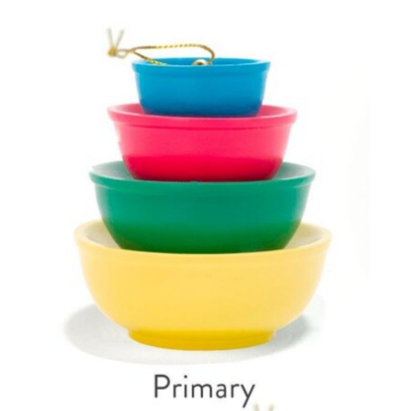 🎉🎅Miniature Pyrex-Inspired Mixing Bowls🎄