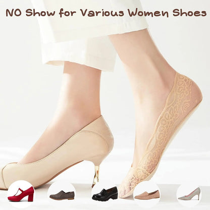 🧦🔥Last day limited time offer 53% off🔥🔥 Lace No Show Liner Socks for Women