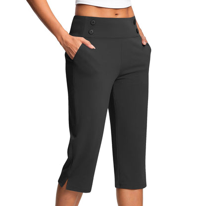 🔊Best-Selling Women High-Waisted Stretch Capri Pants for Summer