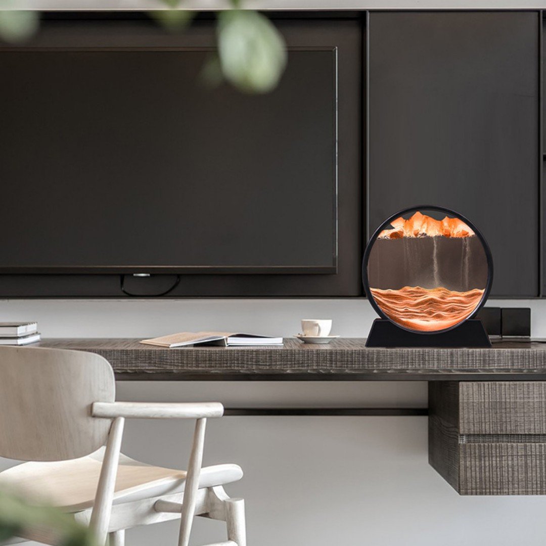 Perfect Gift-3d Hourglass Deep Sea Sand Scene (Let Your Mind Empty And Calm Down)