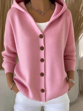 Sweet Plain Long Sleeve Cardigan main image 1