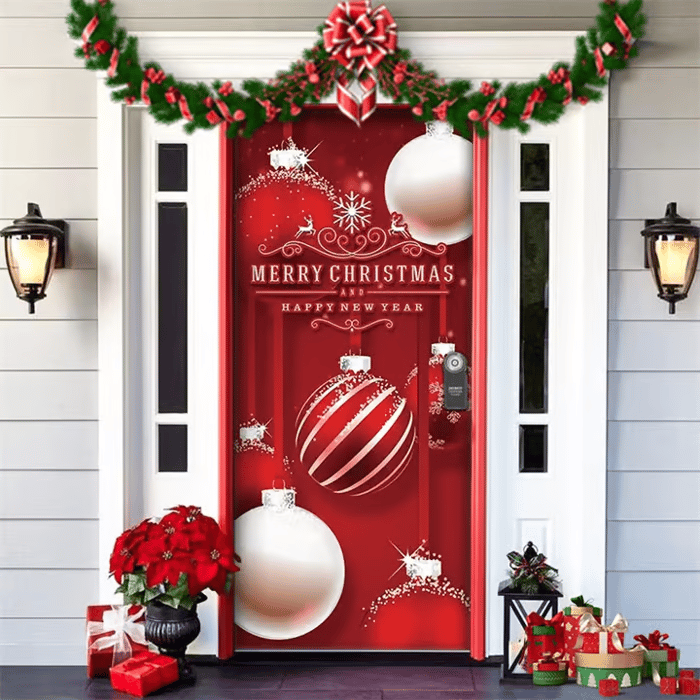 🌟🌟Christmas and Halloween front door decoration