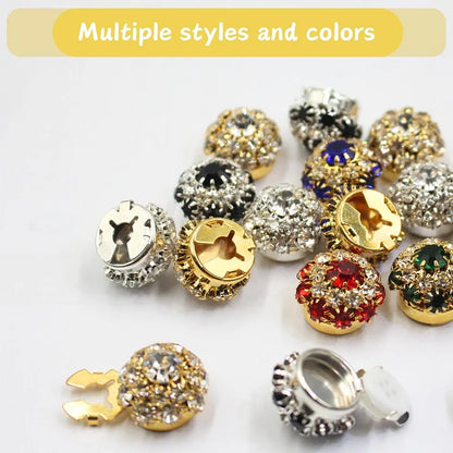🌸Crystal Diamond Button Sets for Women's Blouse❄️