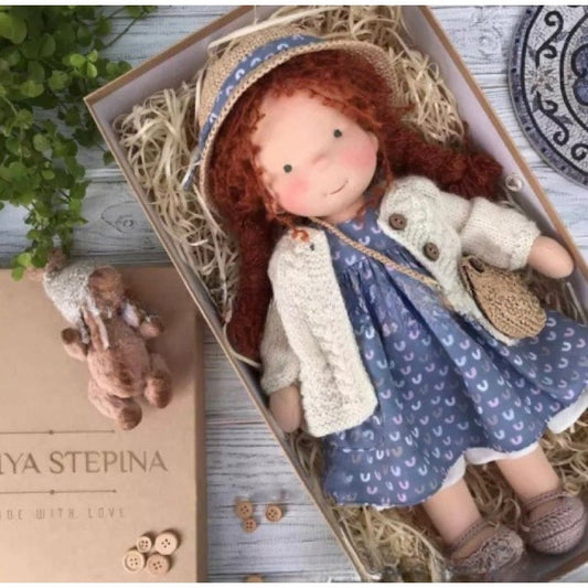 ALL🎁🎁The Best Gift for Kids-Handmade Waldorf Doll👧