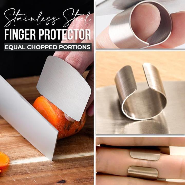 🔥48% OFF - Stainless Steel Finger Guard - Buy 3 Get 2 Free Now