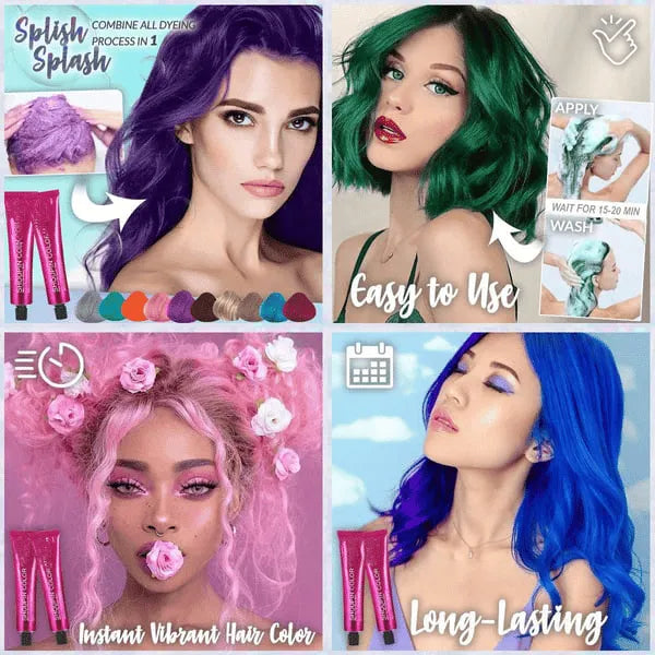 Nourishing Hair Coloring Dye No Bleaching Safe Hair Care Styling Product