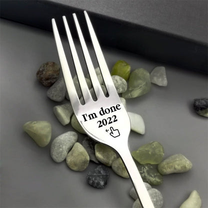 🎅Engraved Fork - Best Funny Gift For Loved One