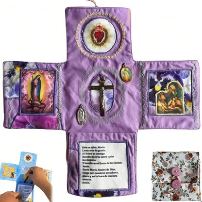 ✝️Handmade Miniature Shrine (Includes Silver Cross)