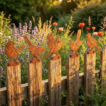 🦩Lifelike Distressed Iron Bird Sculptures — Outdoor Garden Decor