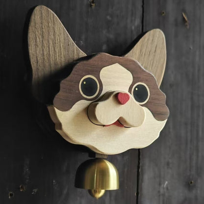 ✨Hot Selling✨Wooden Shiba Inu Wind Chime Doorbell