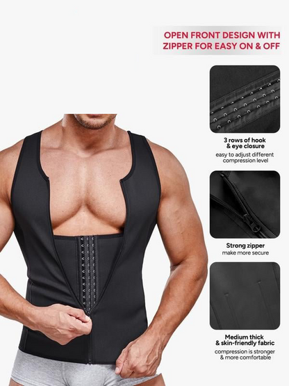 💕This week's sale 50% off💕 - men's waist-tightening zipper vests