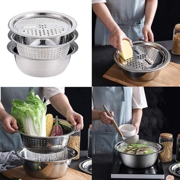 💖49% 0ff-Germany Multifunctional Stainless Steel Basin