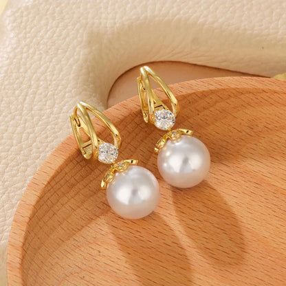 🎊Women's Sparkling Pearl Earrings