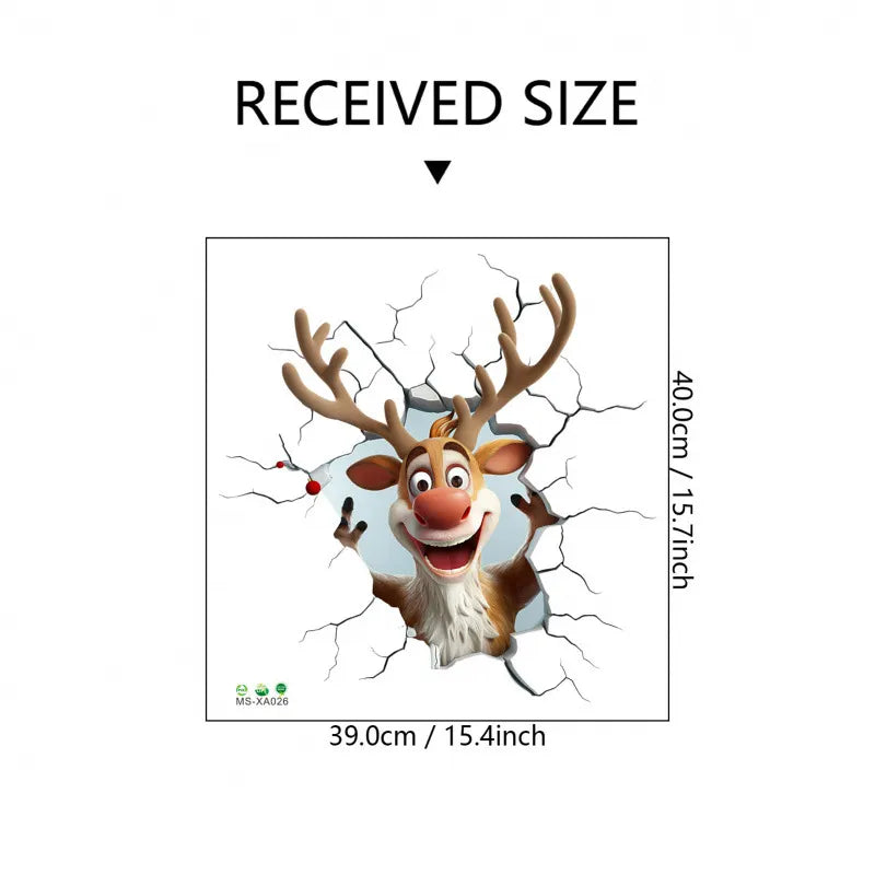 🎄Early Christmas Sale 49% off🎅 3D Christmas themed wall stickers