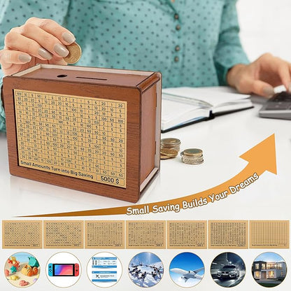 🔥Wooden Savings Box🎁