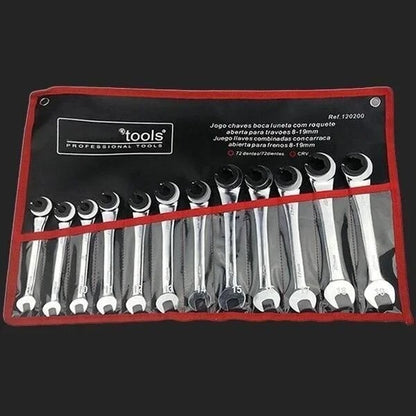 🔥🔥Open Tubing Ratchet Wrench (Fixed Head-Flexible Head 2 IN 1)