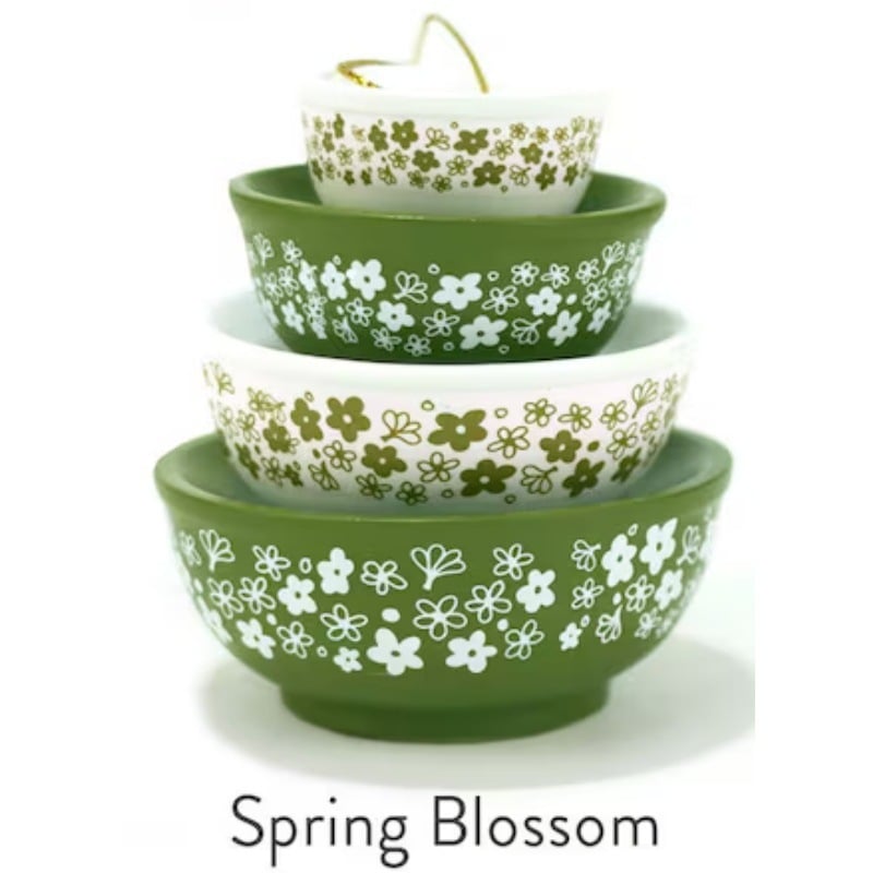 🎉🎅Miniature Pyrex-Inspired Mixing Bowls🎄