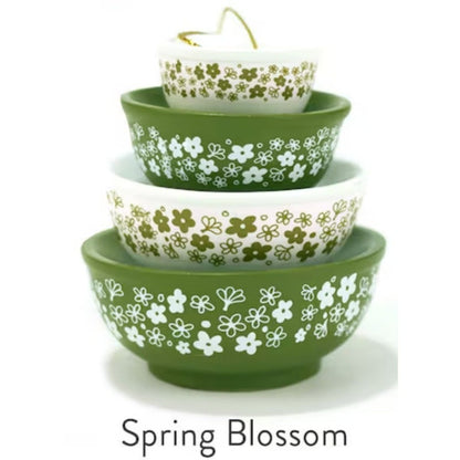 🎉🎅Miniature Pyrex-Inspired Mixing Bowls🎄