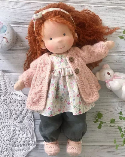 ALL🎁🎁The Best Gift for Kids-Handmade Waldorf Doll👧