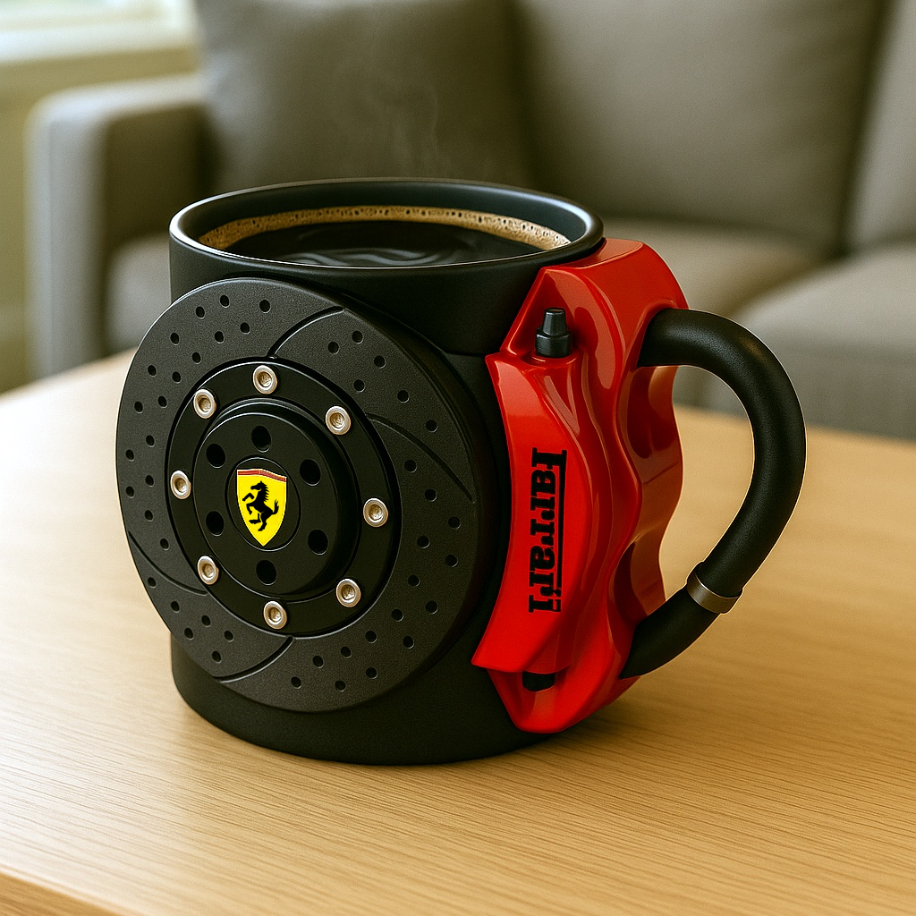 🥳Most popular brake caliper mug with car logo🏎