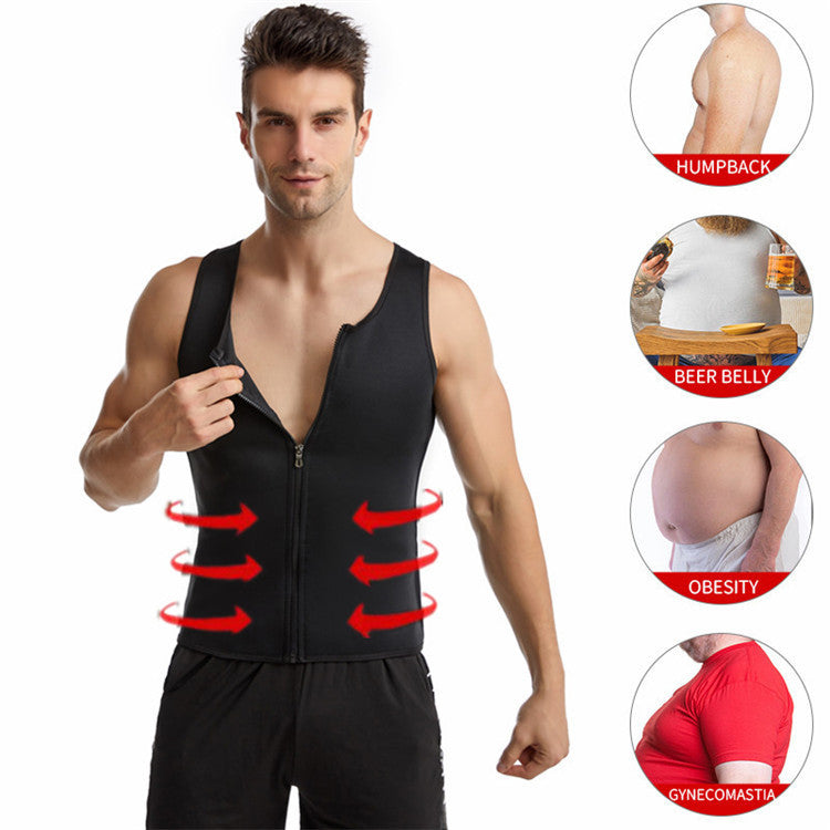💕This week's sale 50% off💕 - men's waist-tightening zipper vests