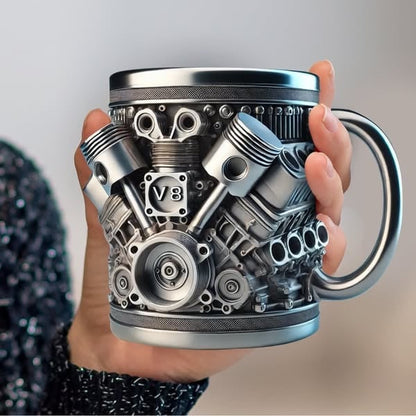 🔥Limited Edition-49% OFF🎁V8 Engine Stainless Steel Mug