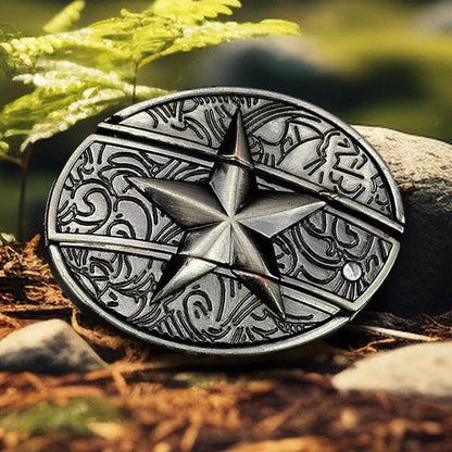 🔥LAST DAY 50% OFF🔥Fashion Punk Hidden Folding Knife Leather Belt