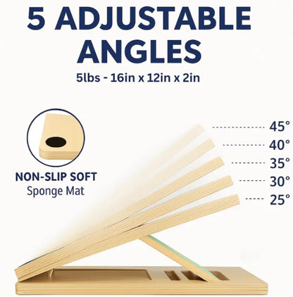 🔥Portable Wooden Slant Board for Calf Stretching