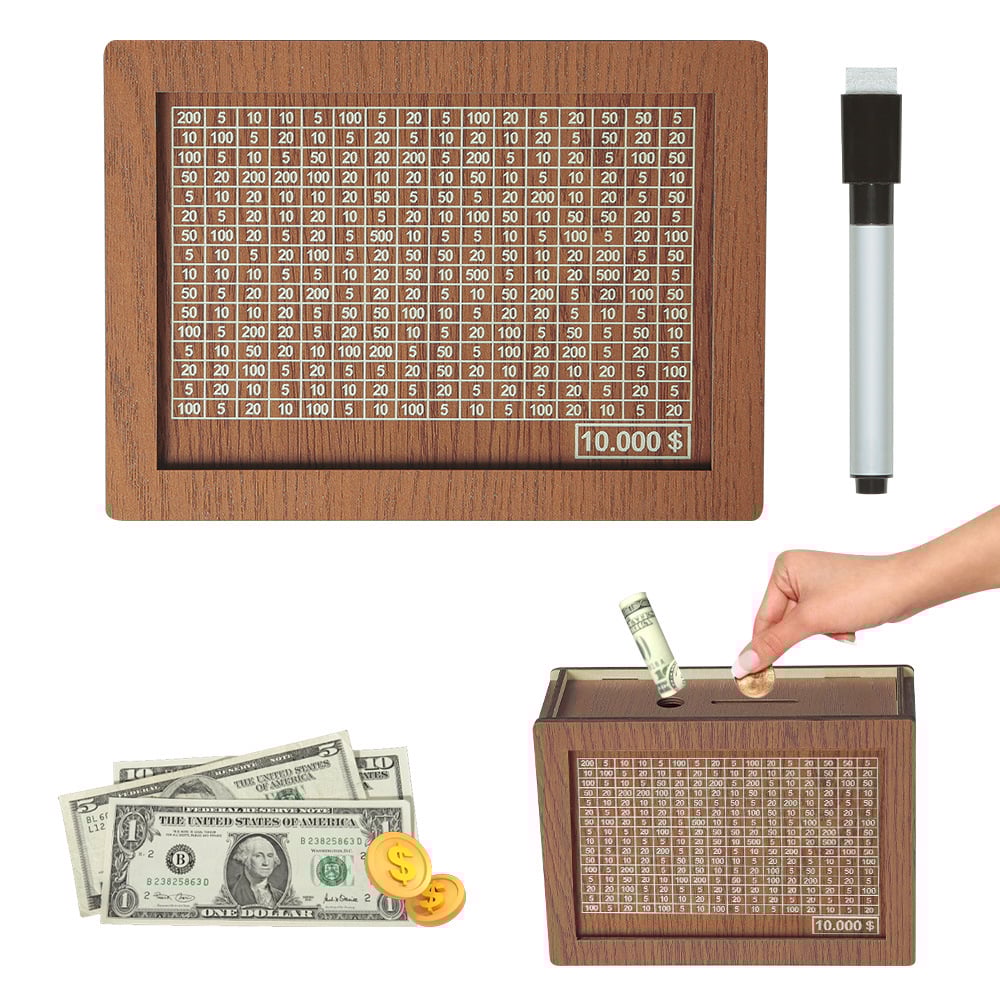 🔥Wooden Savings Box🎁