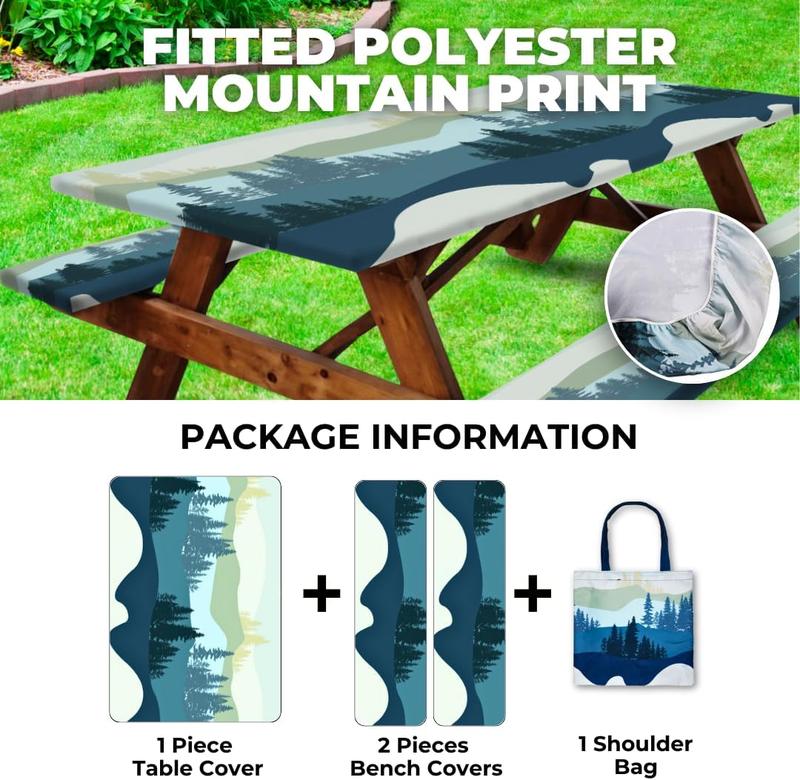 🔥This week's special offer🔥6ft Waterproof Picnic Table Covers