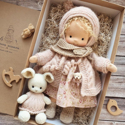 ALL🎁🎁The Best Gift for Kids-Handmade Waldorf Doll👧