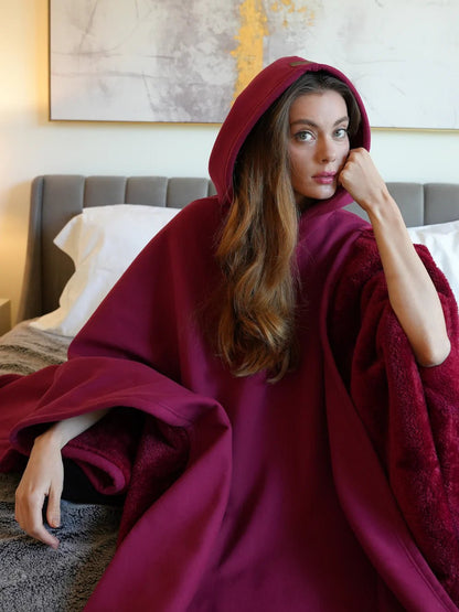 👩‍❤️‍👨New loose hooded cloak for men and women
