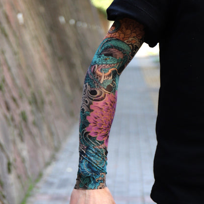 ⚜️Men's Ultra-Realistic Tattoo-Style Sun Protection Sleeves -Tattoo-Friendly