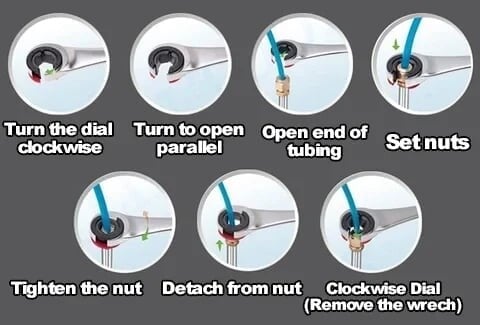 🔥🔥Open Tubing Ratchet Wrench (Fixed Head-Flexible Head 2 IN 1)